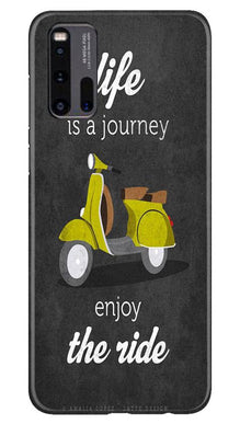 Life is a Journey Mobile Back Case for Vivo iQ00 3 (Design - 261)