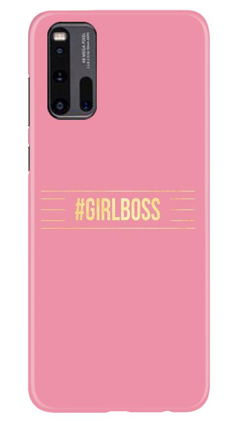 Girl Boss Pink Case for Vivo iQ00 3 (Design No. 263)