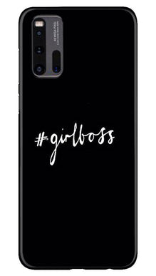 #GirlBoss Mobile Back Case for Vivo iQ00 3 (Design - 266)