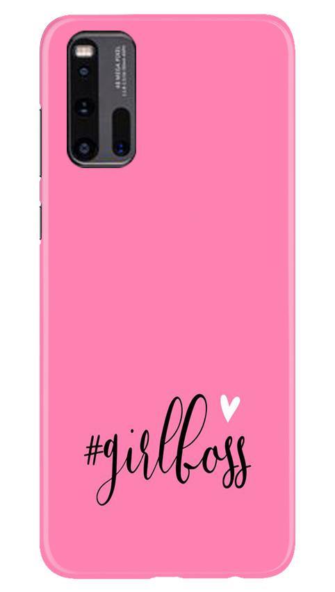 Girl Boss Pink Case for Vivo iQ00 3 (Design No. 269)