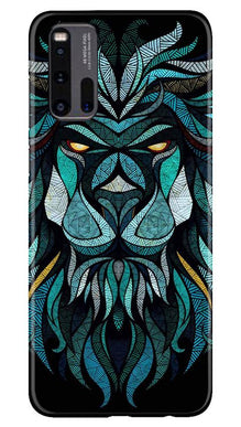 Lion Mobile Back Case for Vivo iQ00 3 (Design - 314)