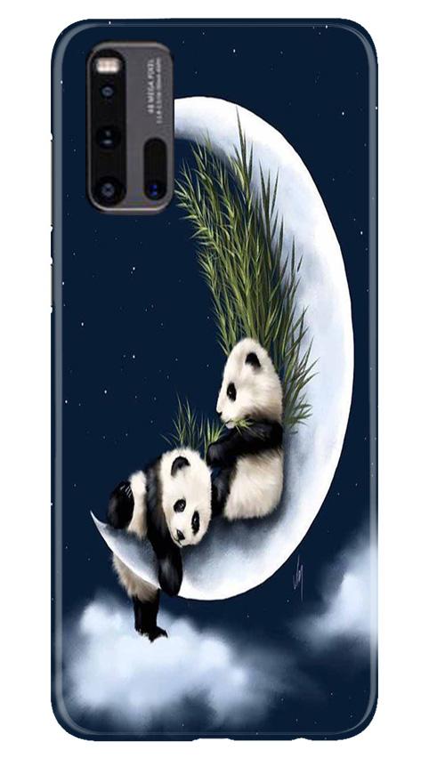 Panda Moon Mobile Back Case for Vivo iQ00 3 (Design - 318)