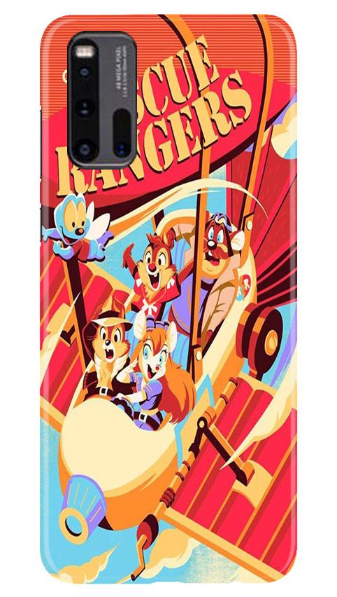 Rescue Rangers Mobile Back Case for Vivo iQ00 3 (Design - 341)