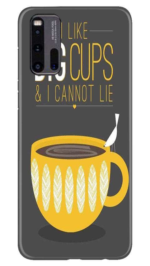 Big Cups Coffee Mobile Back Case for Vivo iQ00 3 (Design - 352)