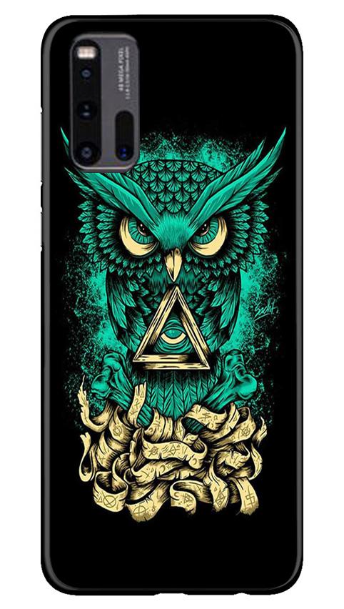 Owl Mobile Back Case for Vivo iQ00 3 (Design - 358)