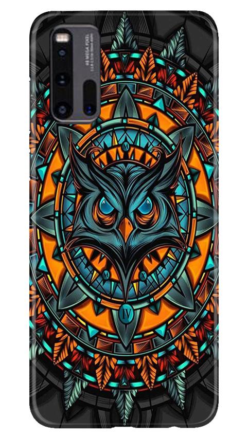 Owl Mobile Back Case for Vivo iQ00 3 (Design - 360)