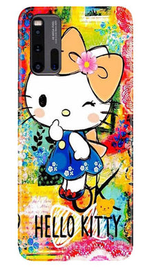 Hello Kitty Mobile Back Case for Vivo iQ00 3 (Design - 362)