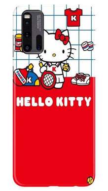 Hello Kitty Mobile Back Case for Vivo iQ00 3 (Design - 363)