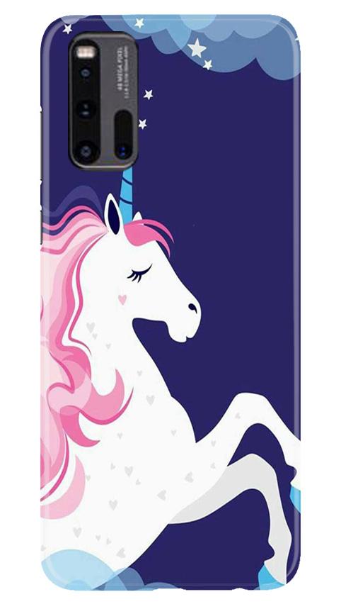 Unicorn Mobile Back Case for Vivo iQ00 3 (Design - 365)