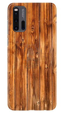 Wooden Texture Mobile Back Case for Vivo iQ00 3 (Design - 376)