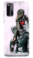 Biker Mobile Back Case for Vivo iQ00 3 (Design - 383)