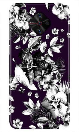 white flowers Case for Vivo S1 Pro
