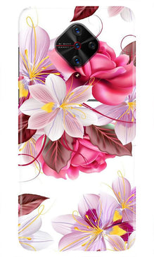Beautiful flowers Mobile Back Case for Vivo S1 Pro (Design - 23)