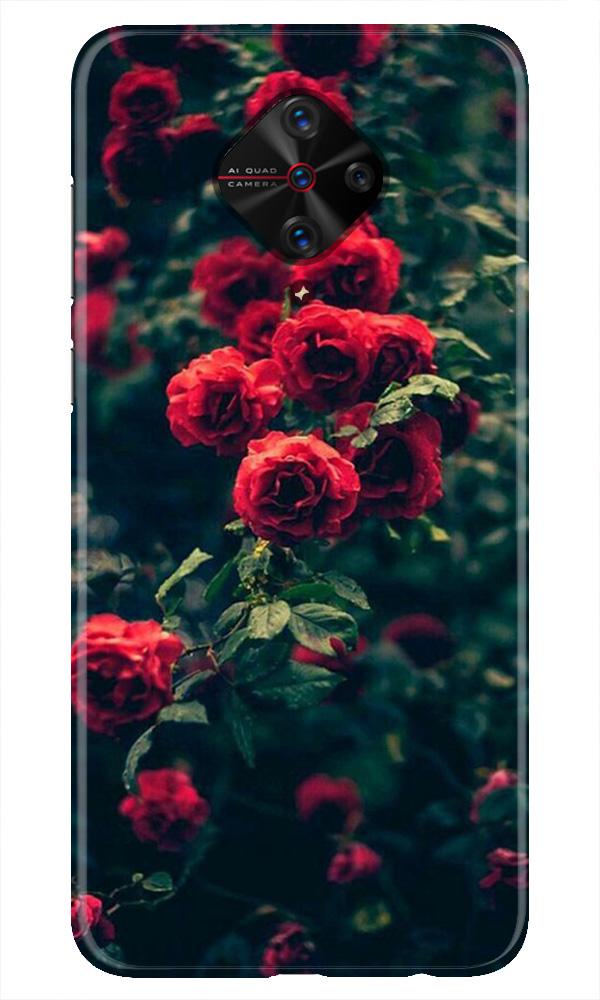 Red Rose Case for Vivo S1 Pro