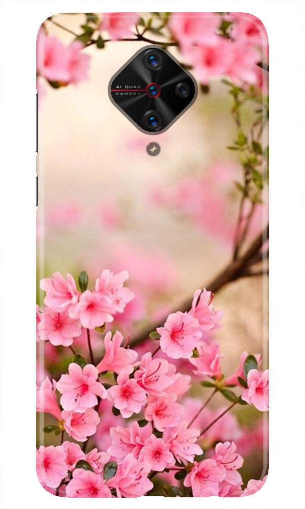Pink flowers Case for Vivo S1 Pro