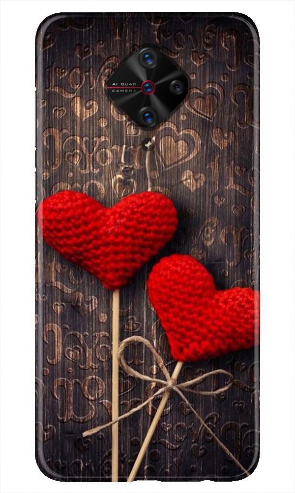 Red Hearts Case for Vivo S1 Pro
