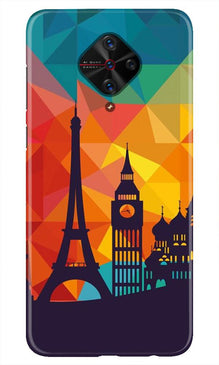 Eiffel Tower2 Mobile Back Case for Vivo S1 Pro (Design - 91)