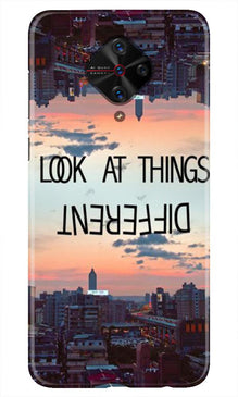 Look at things different Mobile Back Case for Vivo S1 Pro (Design - 99)