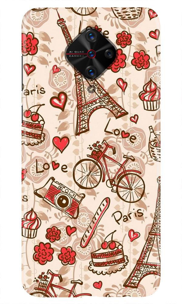 Love Paris Case for Vivo S1 Pro  (Design - 103)