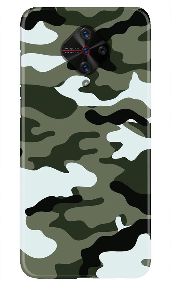 Army Camouflage Case for Vivo S1 Pro  (Design - 108)