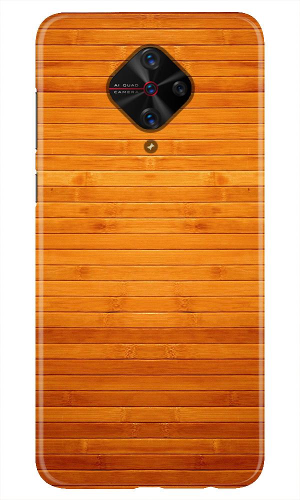 Wooden Look Case for Vivo S1 Pro  (Design - 111)