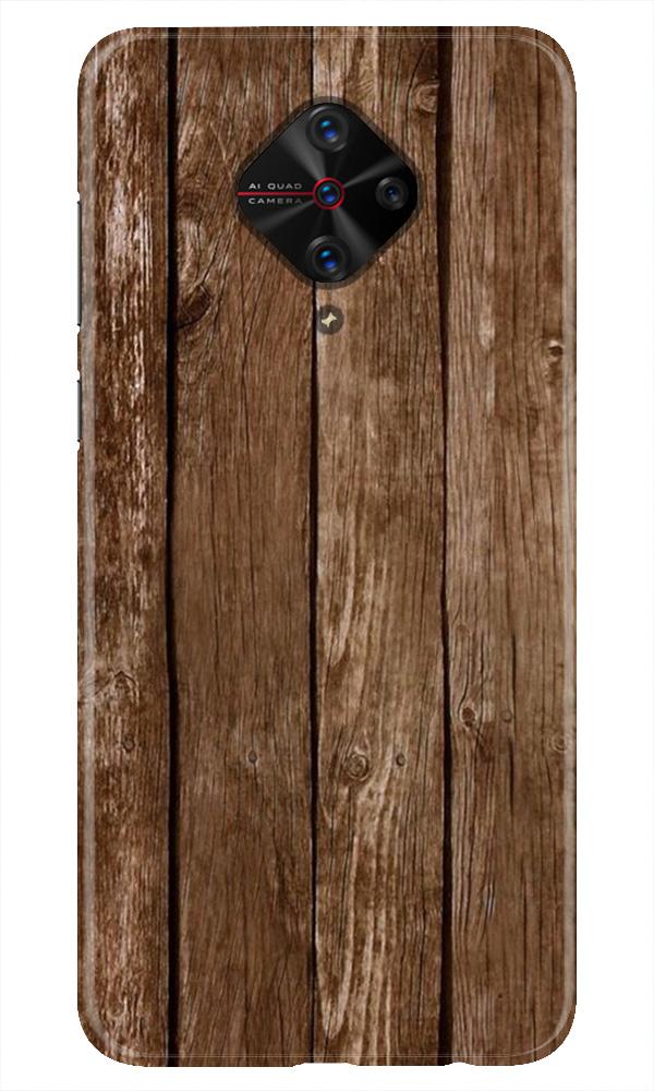 Wooden Look Case for Vivo S1 Pro  (Design - 112)