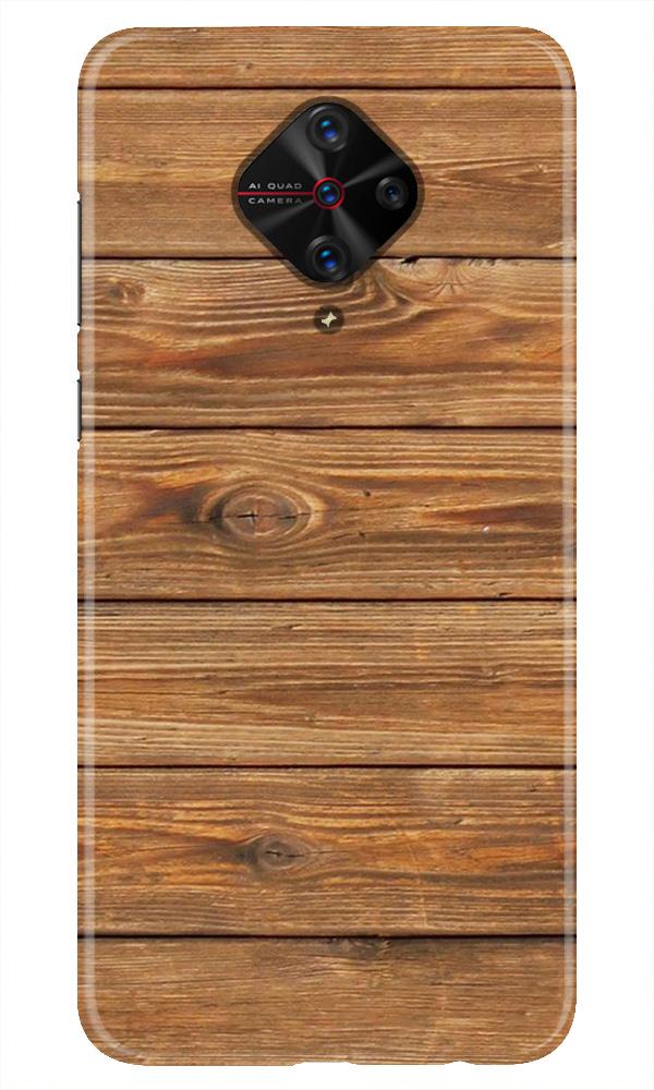 Wooden Look Case for Vivo S1 Pro  (Design - 113)
