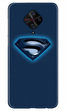 Superman Superhero Mobile Back Case for Vivo S1 Pro  (Design - 117)