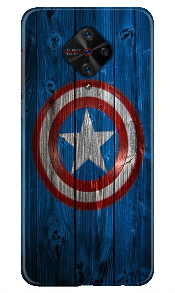 Captain America Superhero Case for Vivo S1 Pro  (Design - 118)