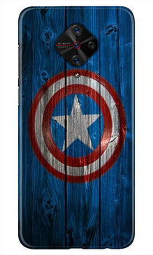 Captain America Superhero Mobile Back Case for Vivo S1 Pro  (Design - 118)