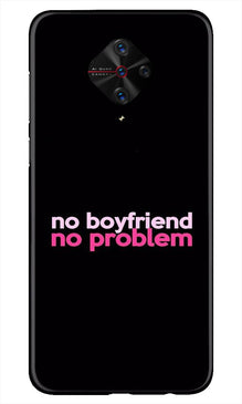 No Boyfriend No problem Mobile Back Case for Vivo S1 Pro  (Design - 138)