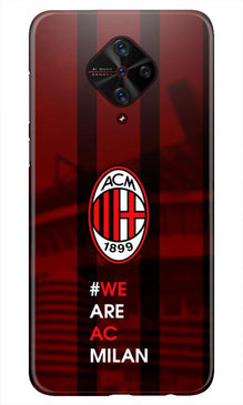AC Milan Mobile Back Case for Vivo S1 Pro  (Design - 155)