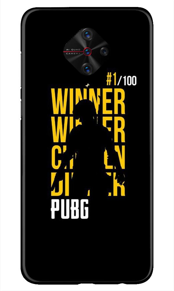 Pubg Winner Winner Case for Vivo S1 Pro  (Design - 177)