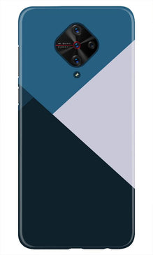 Blue Shades Mobile Back Case for Vivo S1 Pro (Design - 188)