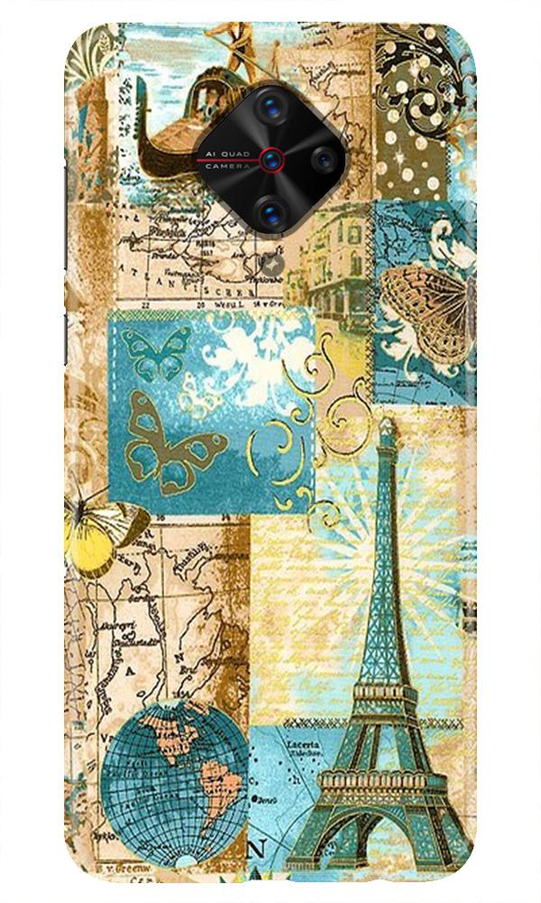Travel Eiffel Tower Case for Vivo S1 Pro (Design No. 206)
