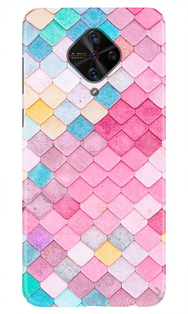 Pink Pattern Case for Vivo S1 Pro (Design No. 215)