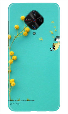 Flowers Girl Mobile Back Case for Vivo S1 Pro (Design - 216)
