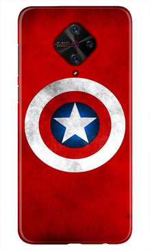 Captain America Mobile Back Case for Vivo S1 Pro (Design - 249)