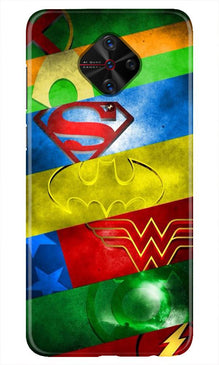 Superheros Logo Mobile Back Case for Vivo S1 Pro (Design - 251)