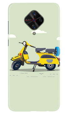 Vintage Scooter Mobile Back Case for Vivo S1 Pro (Design - 260)