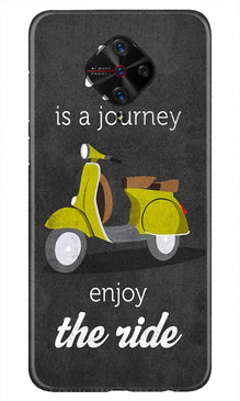 Life is a Journey Mobile Back Case for Vivo S1 Pro (Design - 261)