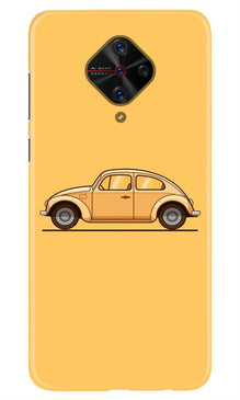 Vintage Car Mobile Back Case for Vivo S1 Pro (Design - 262)
