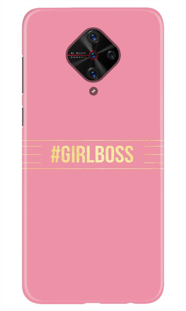 Girl Boss Pink Case for Vivo S1 Pro (Design No. 263)