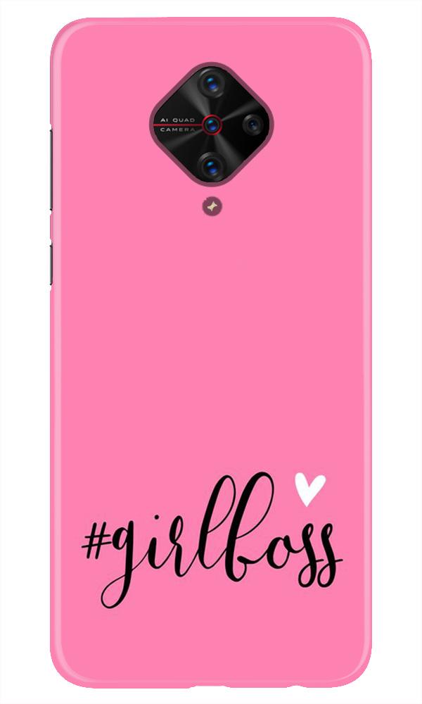 Girl Boss Pink Case for Vivo S1 Pro (Design No. 269)