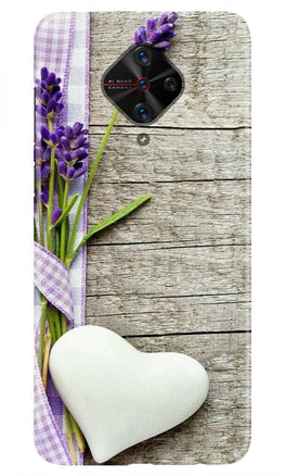 White Heart Case for Vivo S1 Pro (Design No. 298)