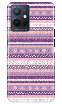 Zigzag line pattern3 Mobile Back Case for Vivo Y75 5G / Vivo T1 5G (Design - 11)