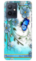 Blue Butterfly Case for Vivo Y75 5G / Vivo T1 5G