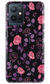 Rose Black Background Case for Vivo Y75 5G / Vivo T1 5G