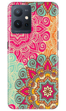 Rangoli art2 Mobile Back Case for Vivo Y75 5G / Vivo T1 5G (Design - 29)