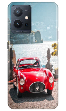 Vintage Car Mobile Back Case for Vivo Y75 5G / Vivo T1 5G (Design - 51)